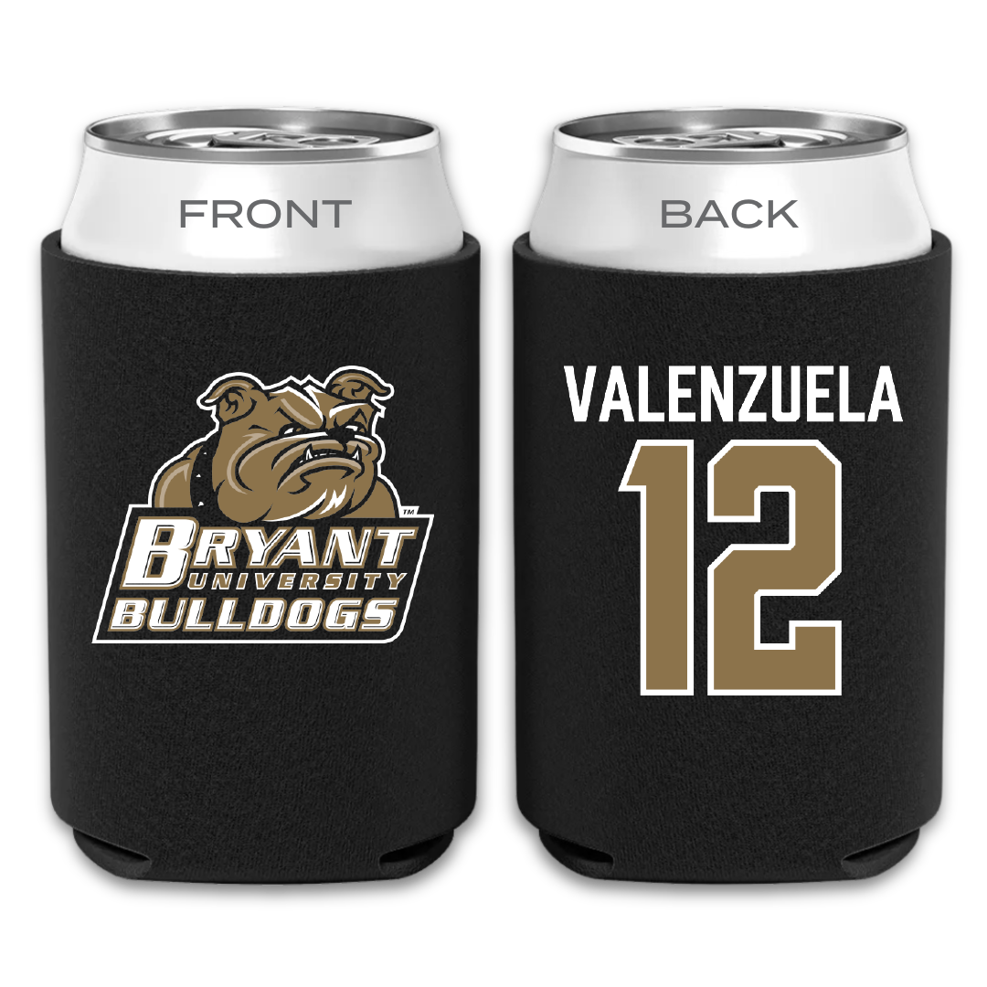 Bryant University Softball Black Can Cooler - #12 Faith Valenzuela