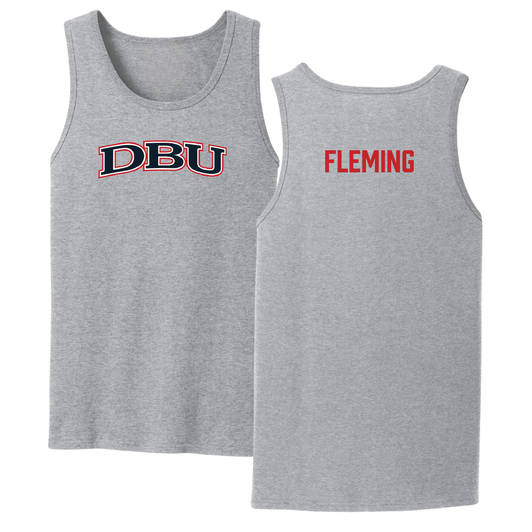 Dallas Baptist University Golf Sport Gray Tank Top - Brandee Fleming