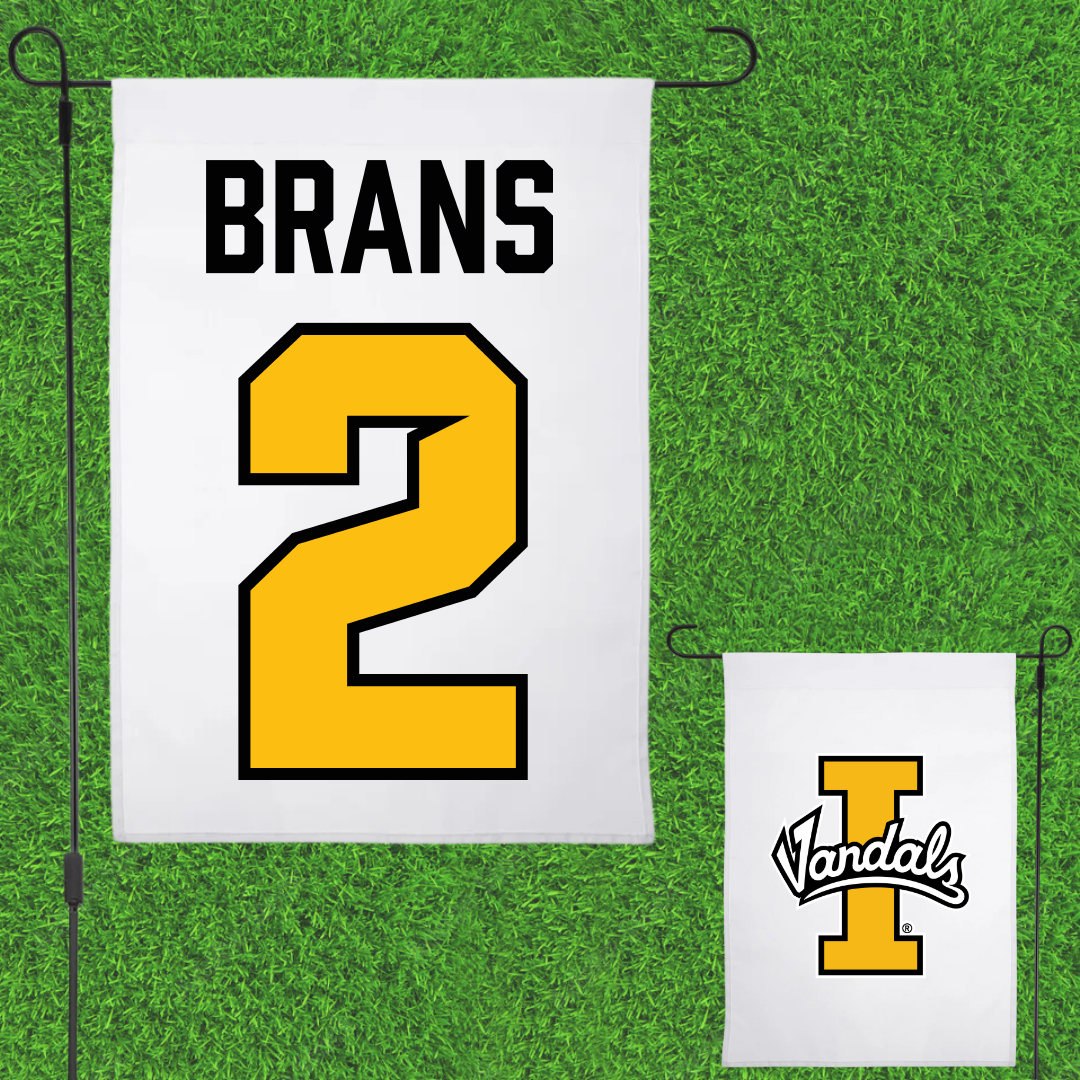 University of Idaho Basketball White Garden Flag - #2 Sarah Brans