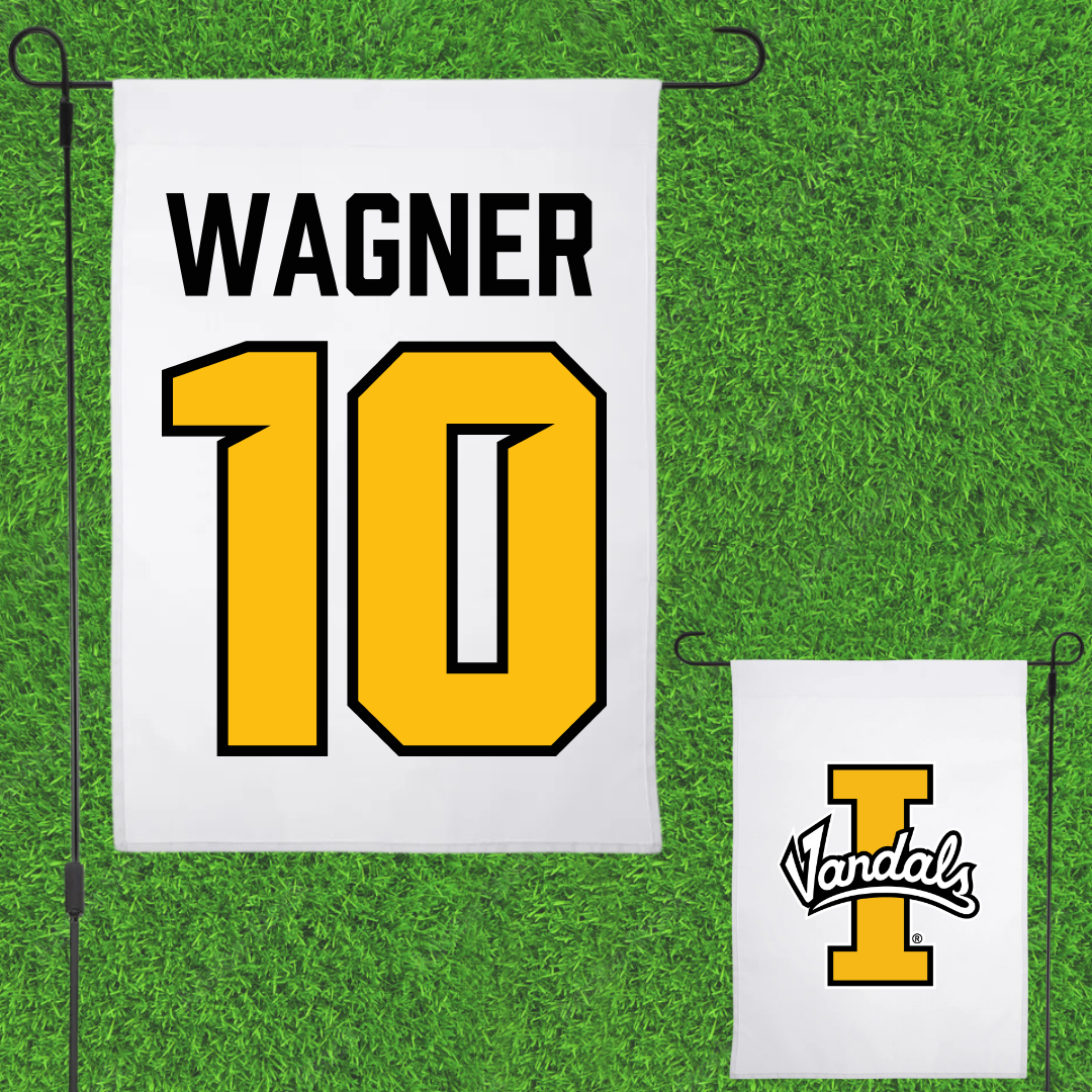 University of Idaho Football White Garden Flag - #10 Jack Wagner