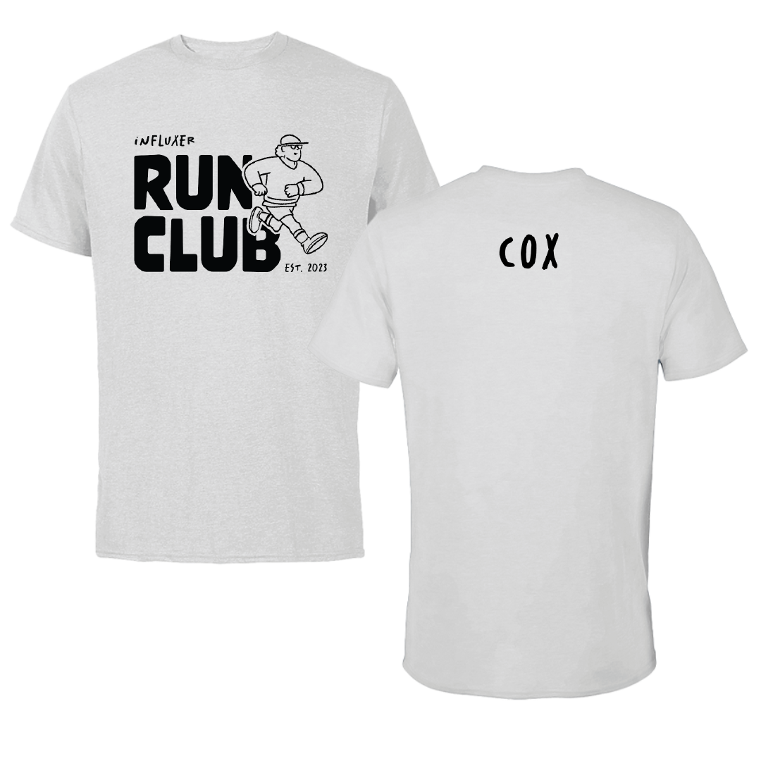 University of Idaho TF and XC Light Gray Influxer Run Club Tee - Dante Cox