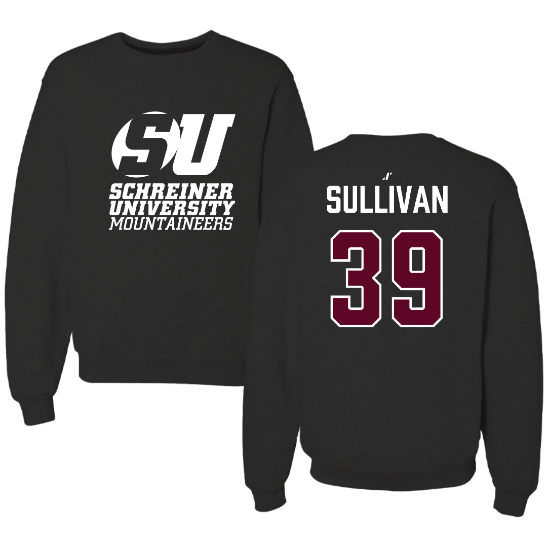 Schreiner University Baseball Black Crewneck - #39 Ethan Sullivan