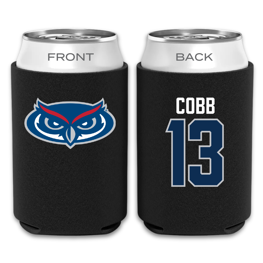Florida Atlantic University Football Black Can Cooler - #13 A'ceon Cobb