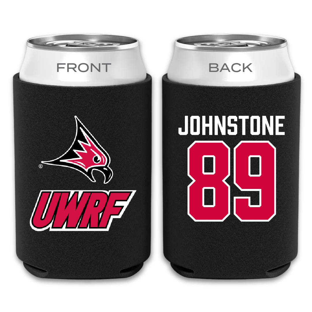 University of Wisconsin-River Falls Football Black Can Cooler - #89 Adam Johnstone
