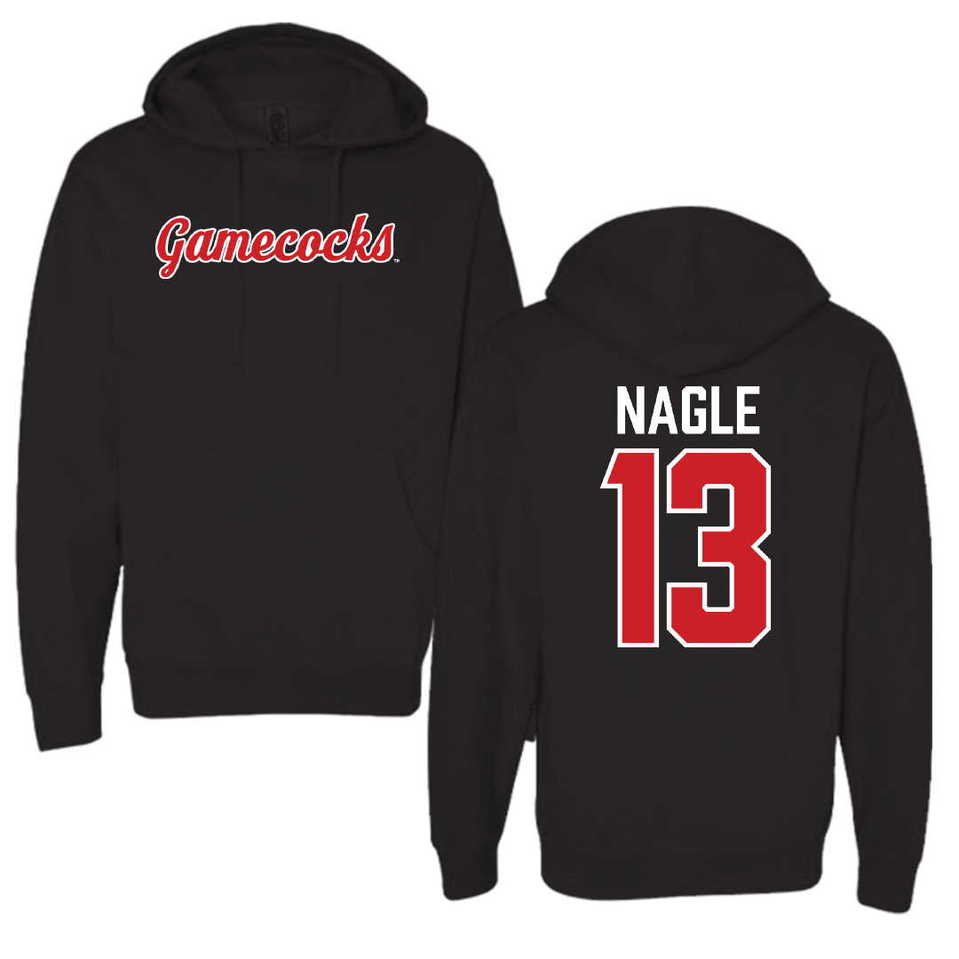 Jacksonville State University Soccer Black Hoodie - #13 Tia Nagle