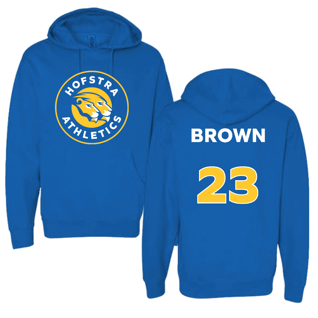Hofstra University Basketball (W) Blue Hoodie - #23 Onna Brown