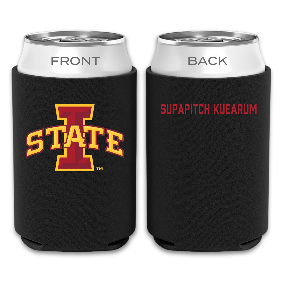 Iowa State University Tennis Black Can Cooler - Anna Supapitch Kuearum