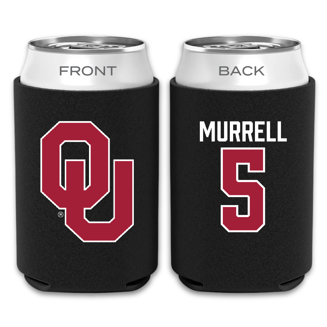 University of Oklahoma Soccer Black Can Cooler - #5 Hadley Murrell