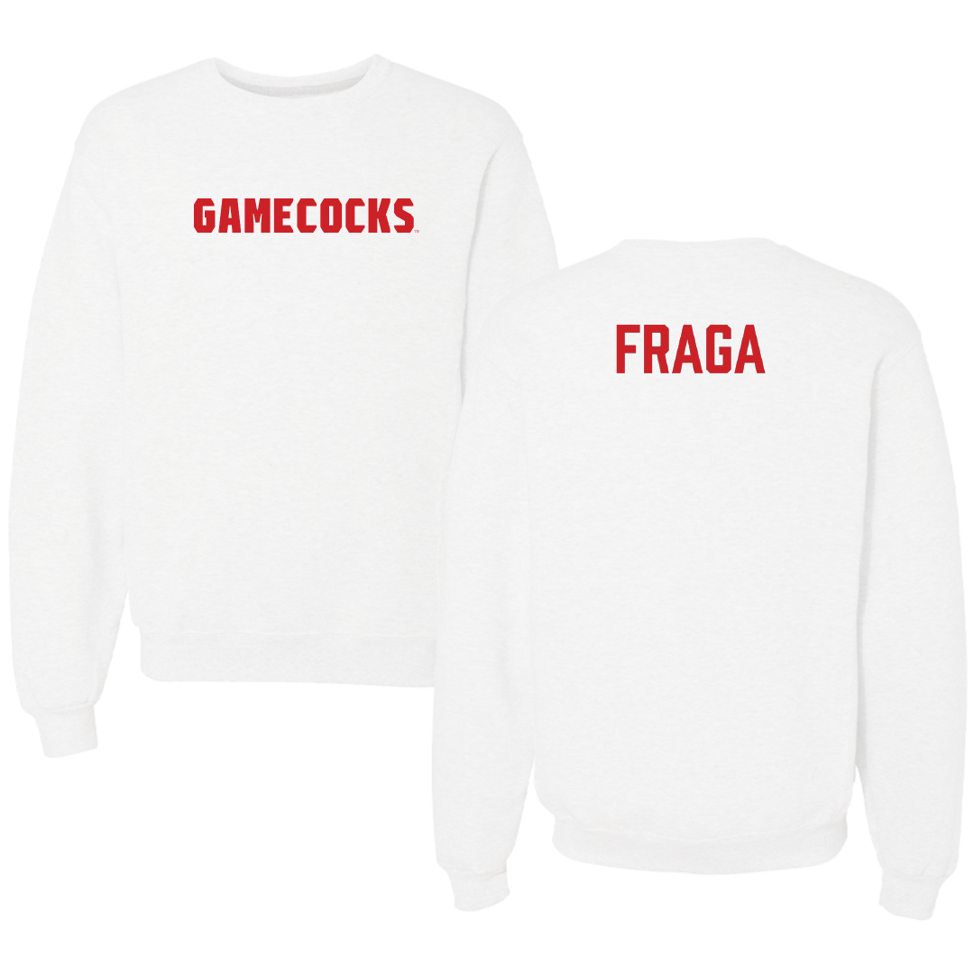 Jacksonville State University TF and XC White Crewneck - Rodrigo Fraga