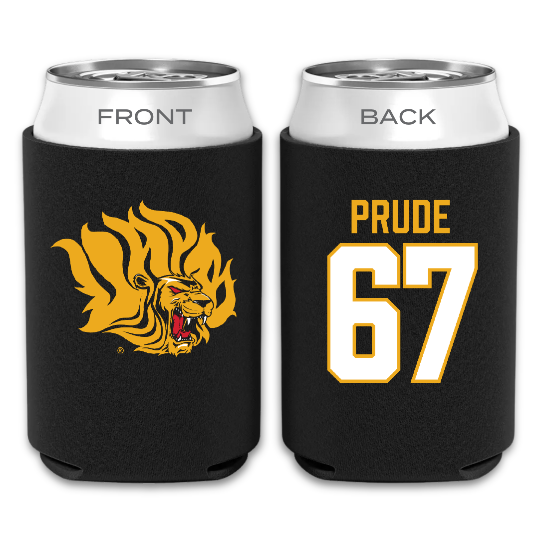 University of Arkansas-Pine Bluff Football Black Can Cooler - #67 Marcus Prude