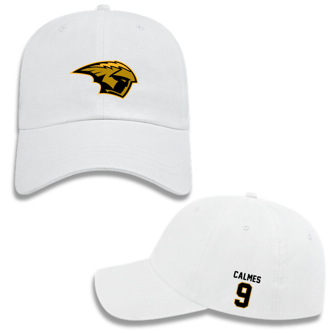 University of Wisconsin-Oshkosh Softball White Hat - #9 Skyler Calmes
