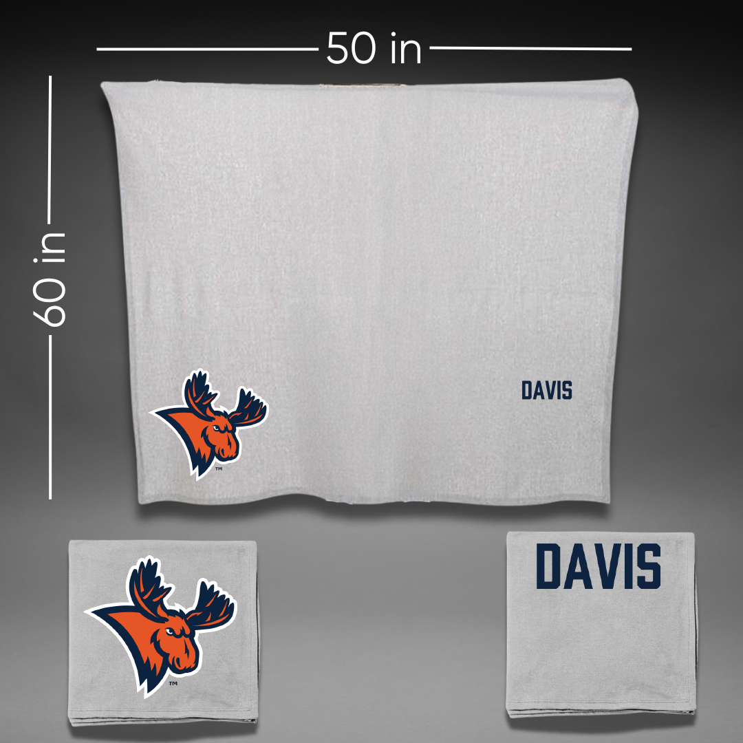 Utica University TF and XC Gray Blanket - Kaleb Davis