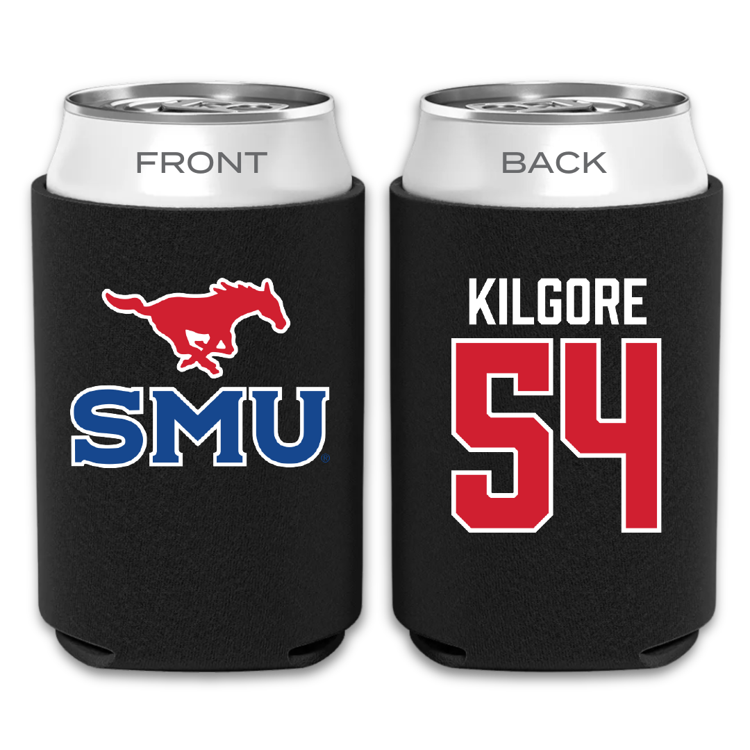 Southern Methodist University Football Black Can Cooler - #54 Alex Kilgore