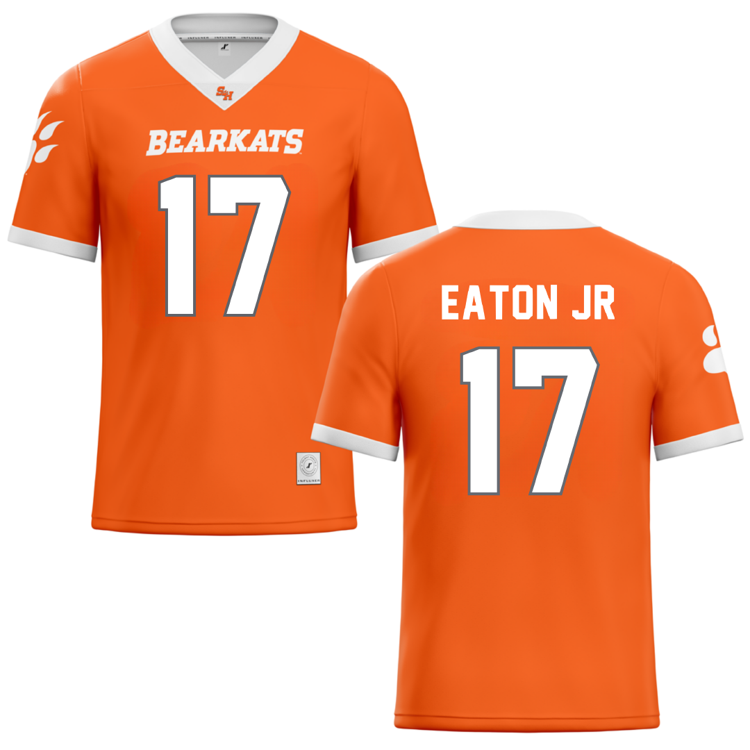 Sam Houston State University Orange Football Jersey - #17 Christopher Eaton Jr