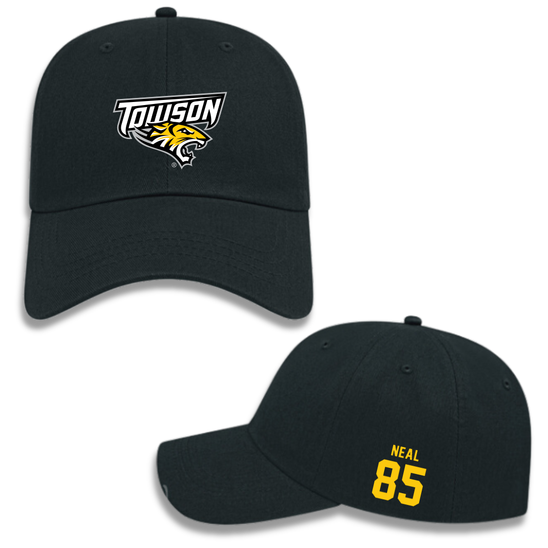 Towson University Football Black Hat - #85 Gordon Neal