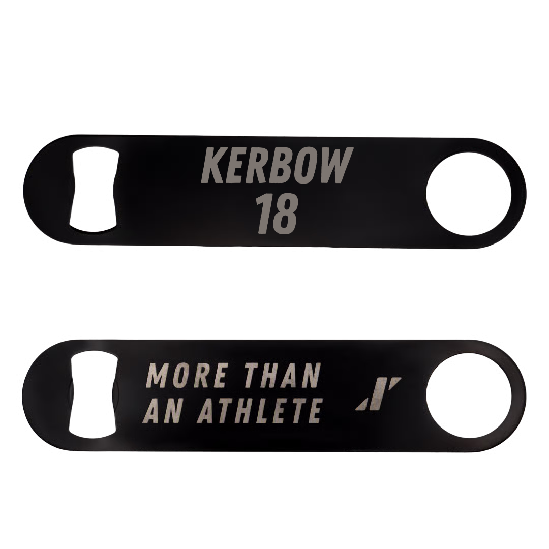 Baseball Black Bottle Opener - #18 Dylan Kerbow