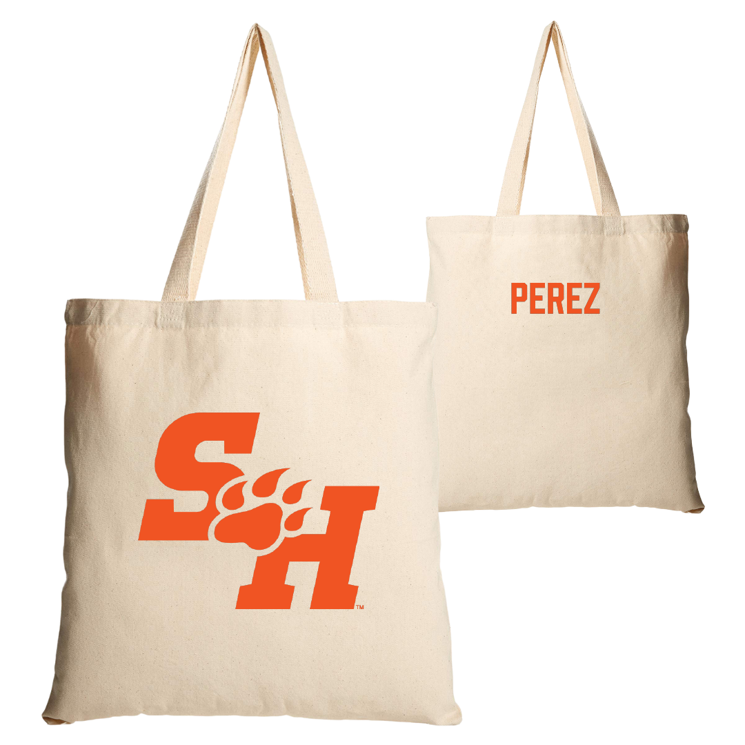 Sam Houston State University TF and XC Tan Canvas Tote Bag - Anthony Perez