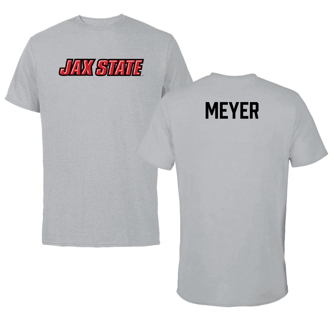Jacksonville State University TF and XC Sport Gray Tee - Caden Meyer