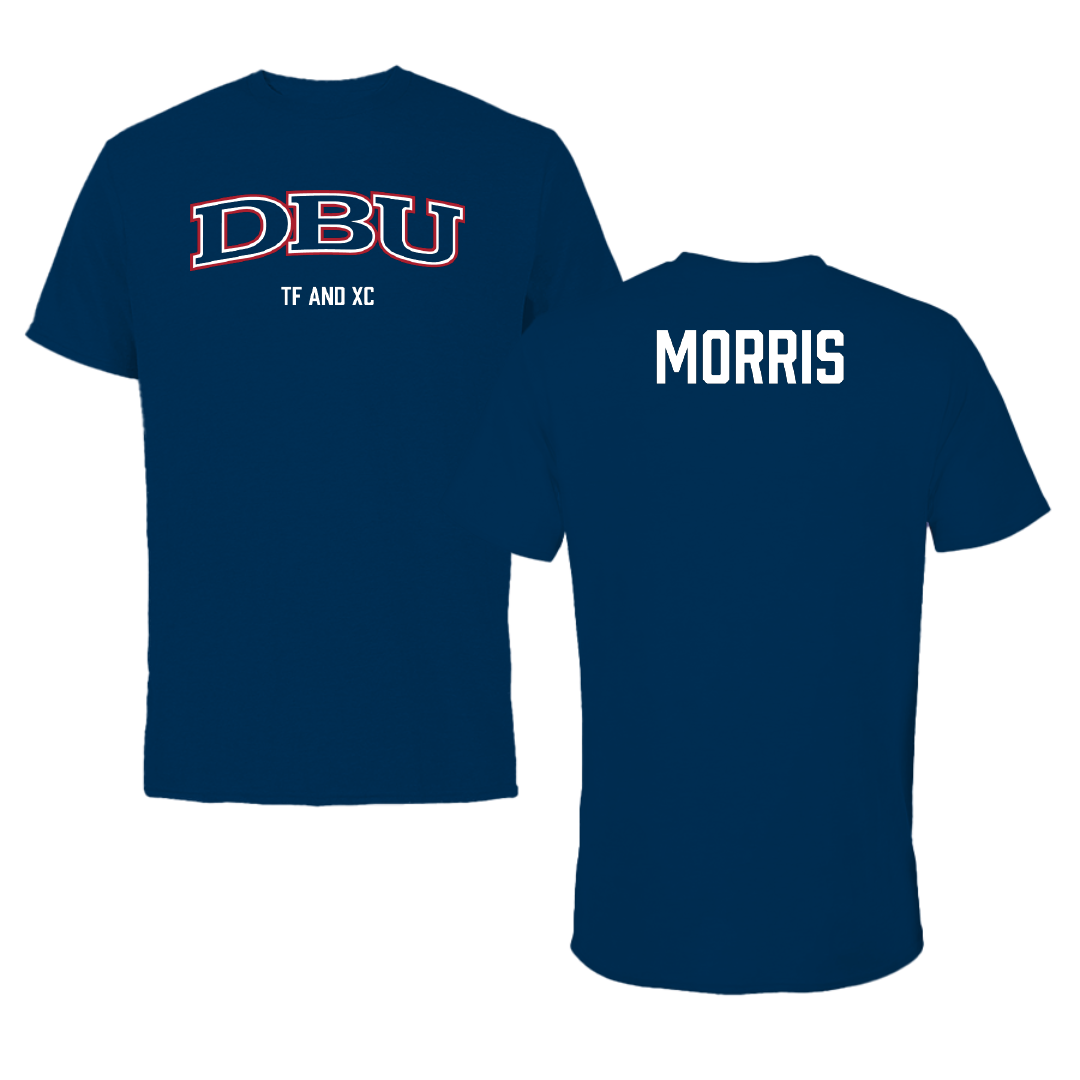 Dallas Baptist University TF and XC Navy Tee - Meggie Morris