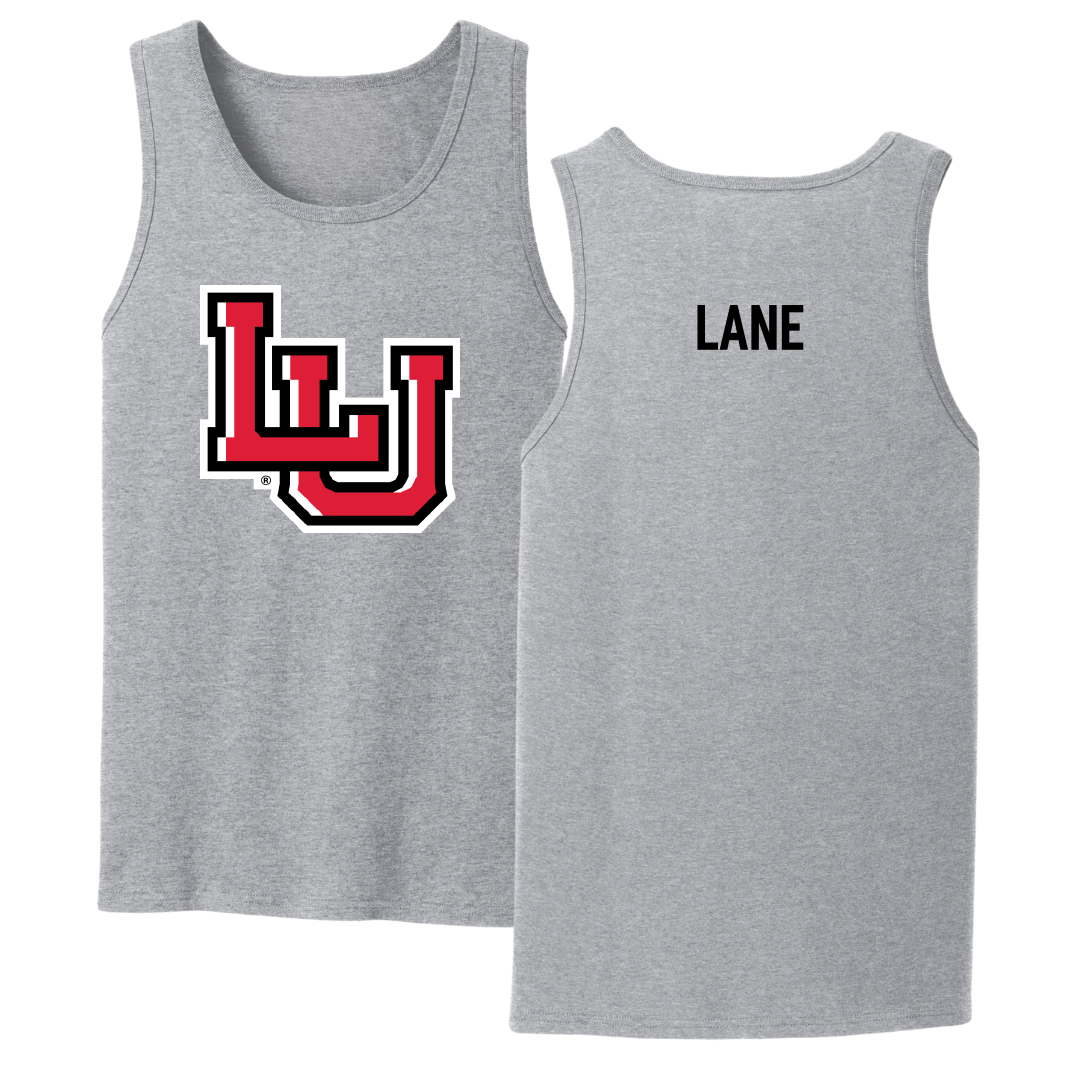 Lamar University TF and XC Sport Gray Tank Top - RJ Lane