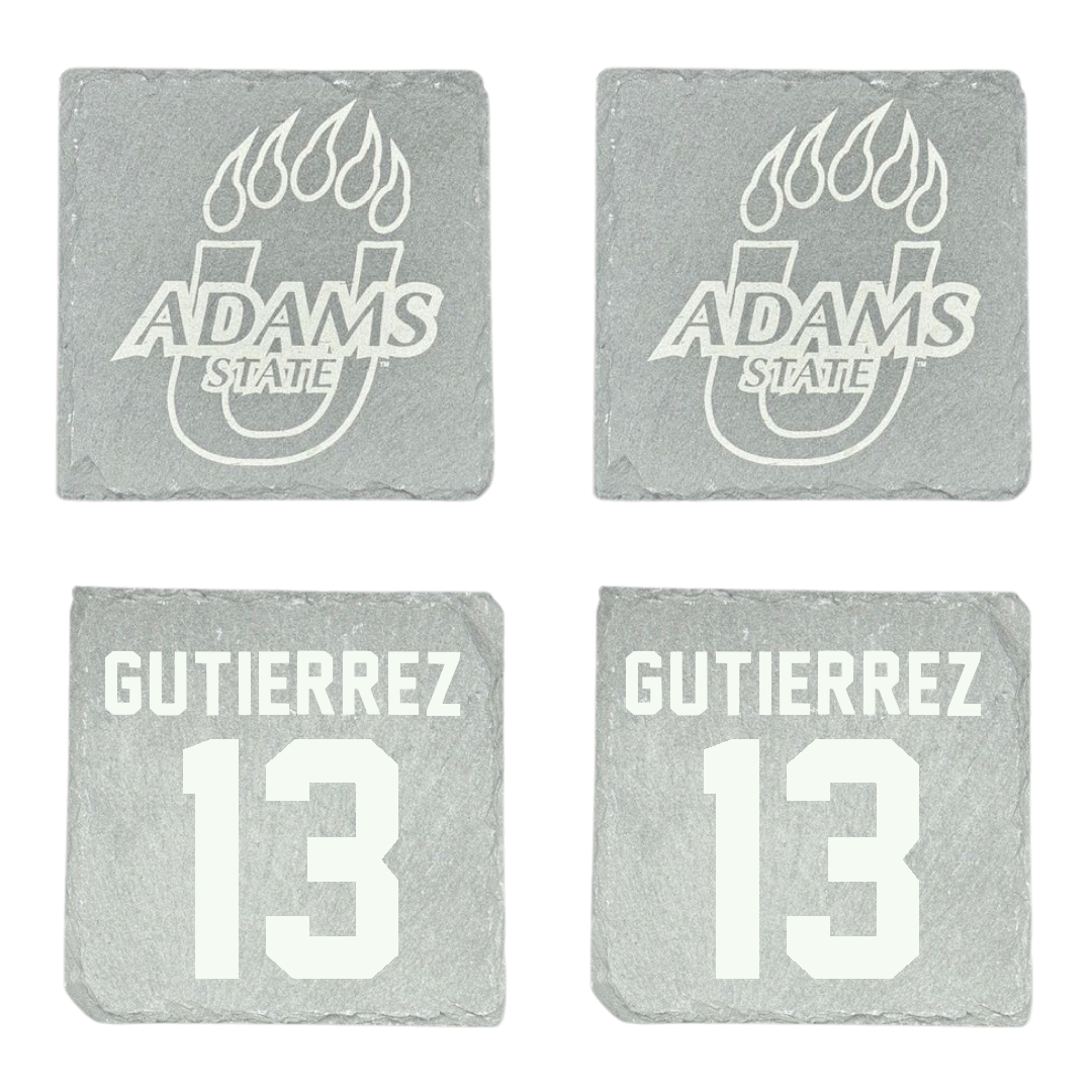 Adams State University Football Stone Coaster (4 Pack)  - #13 Xavier Gutierrez