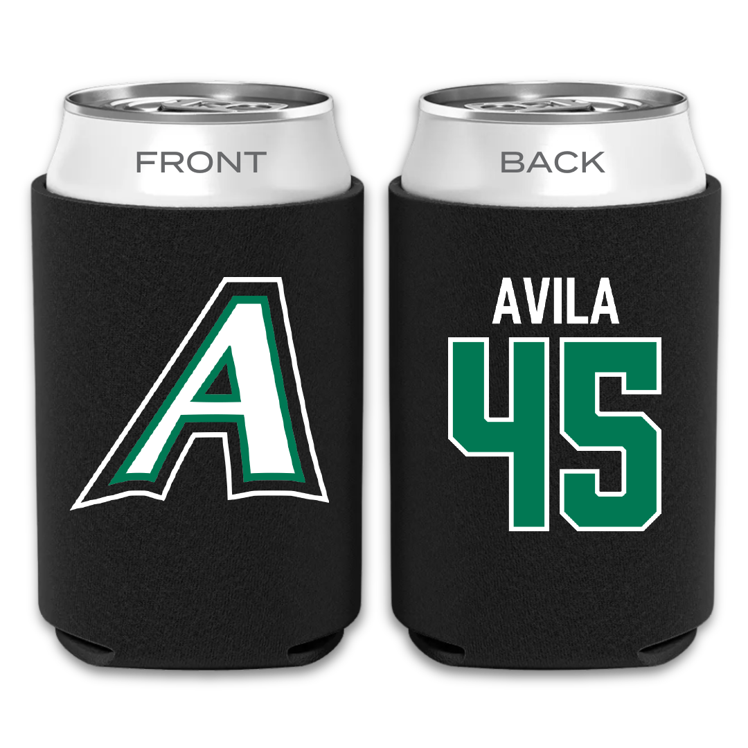 Adams State University Soccer Black Can Cooler - #45 Caleb Avila