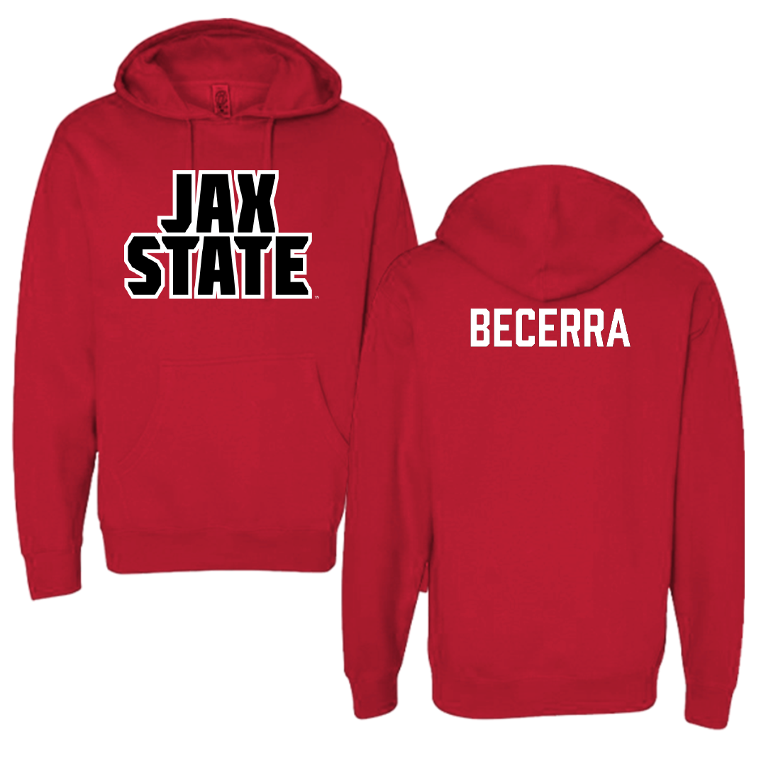 Jacksonville State University TF and XC Red Hoodie - Breanna Becerra