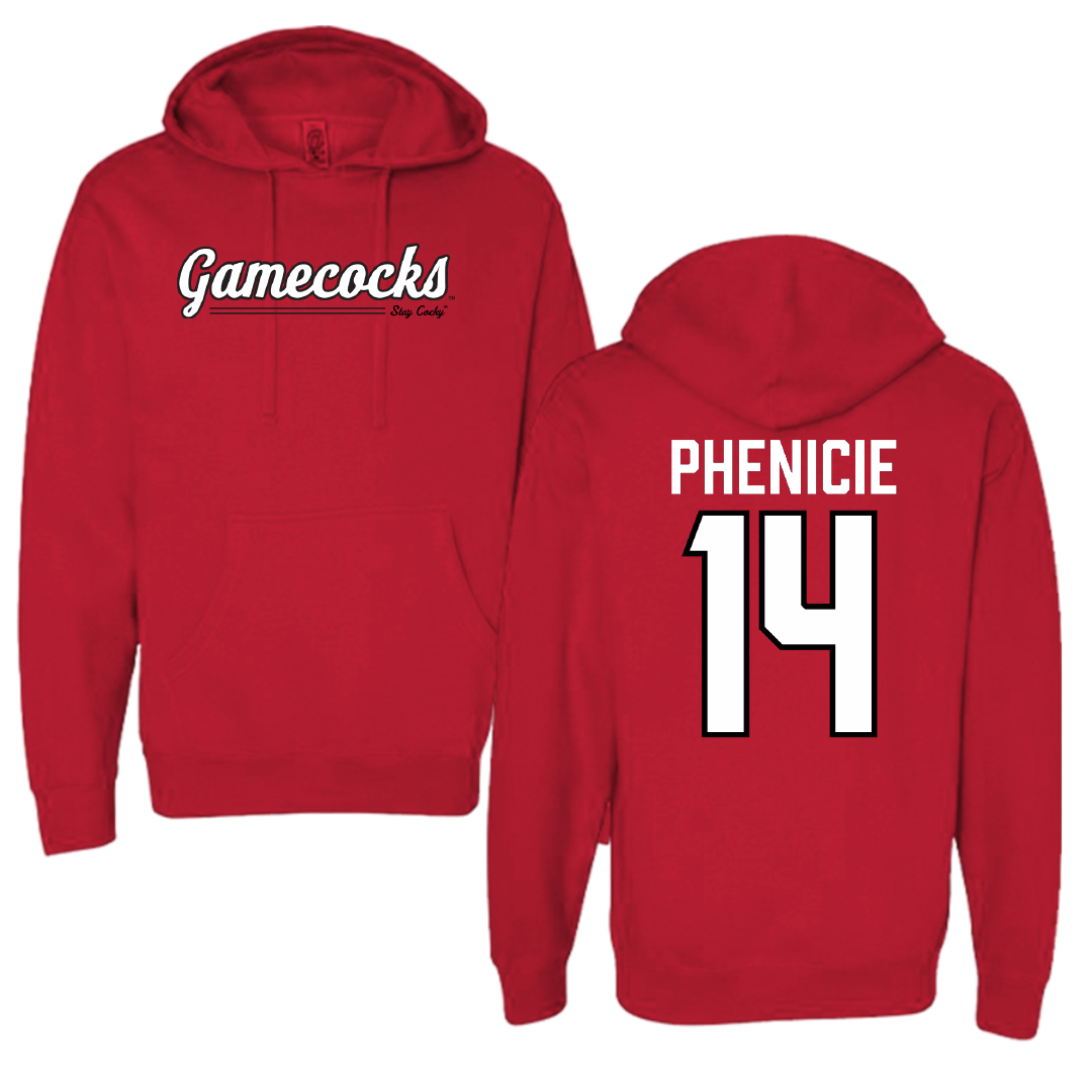 Jacksonville State University Volleyball Red General Hoodie - #14 Parker Phenicie