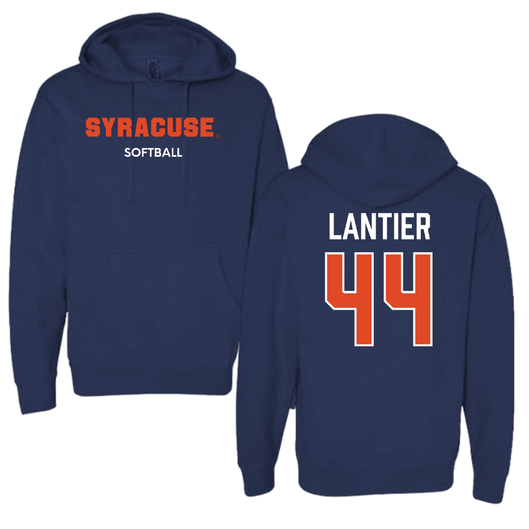 Syracuse University Softball Navy Hoodie - #44 Gabby Lantier