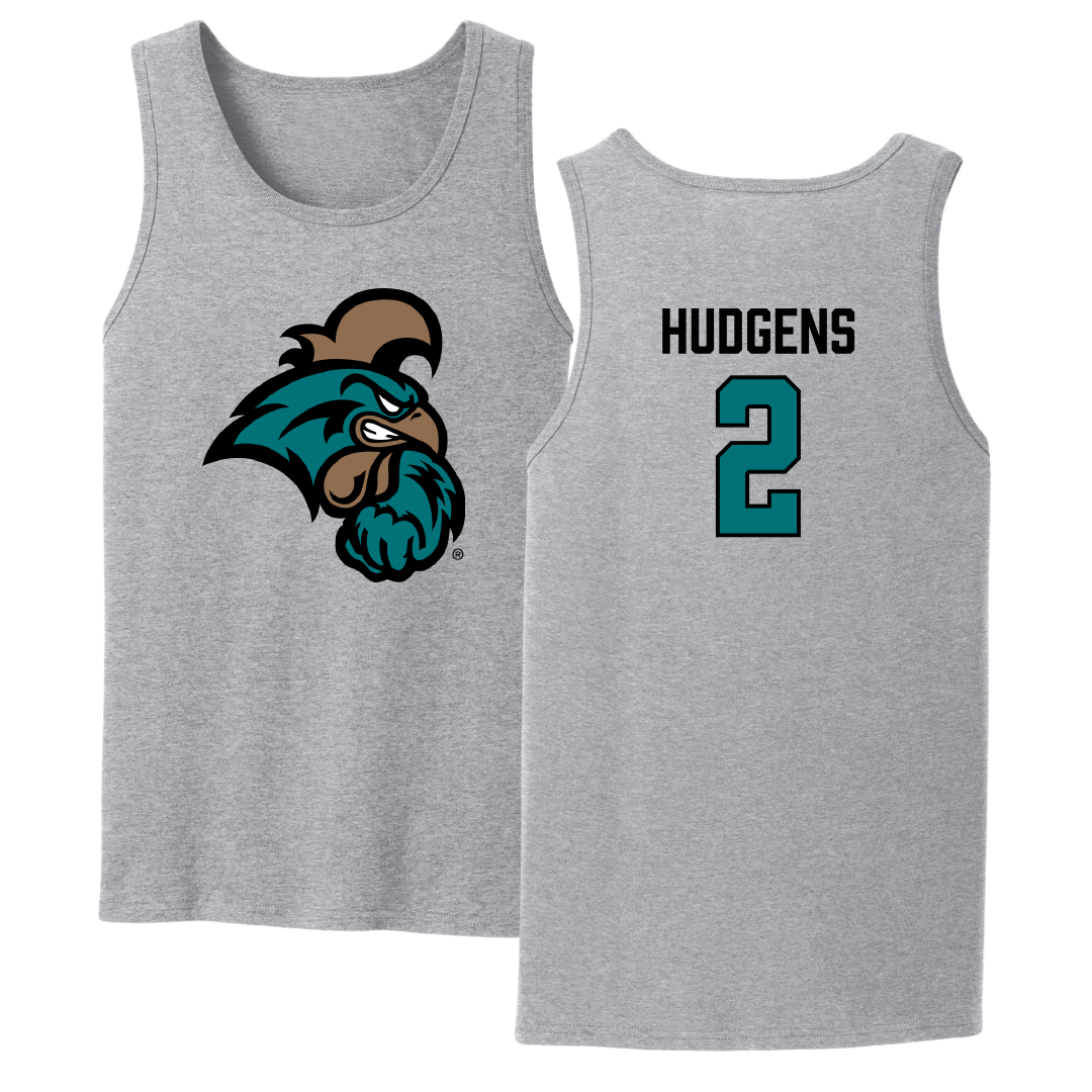 Coastal Carolina University Softball Sport Gray Tank Top - #2 Clara Hudgens