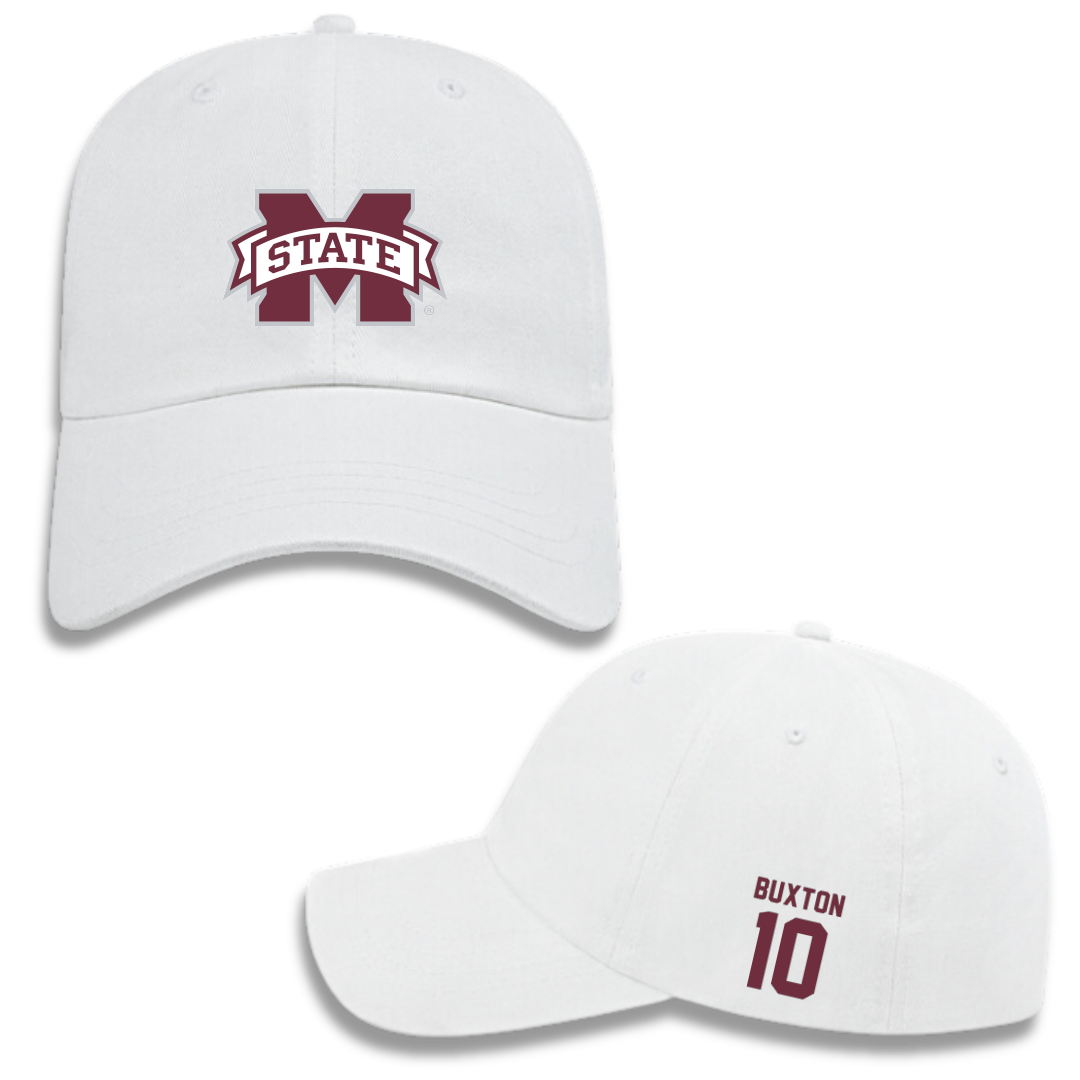 Mississippi State University Soccer (W) White Hat - #10 Alivia Buxton