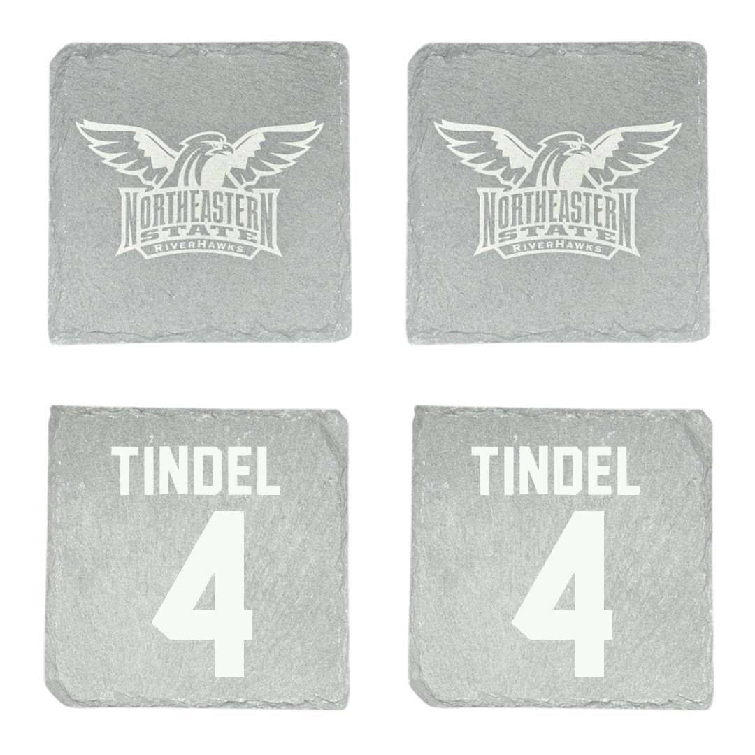 Northeastern State University Softball Stone Coaster (4 Pack)  - #4 Korynn Tindel