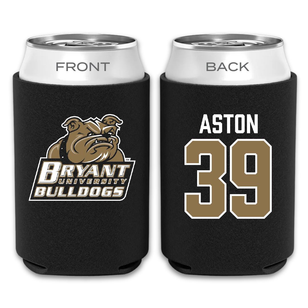 Bryant University Football Black Can Cooler - #39 Chase Aston