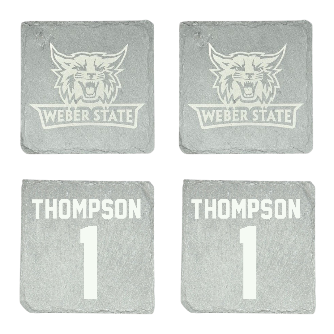 Weber State University Football Stone Coaster (4 Pack)  - #1 Keahnist Thompson