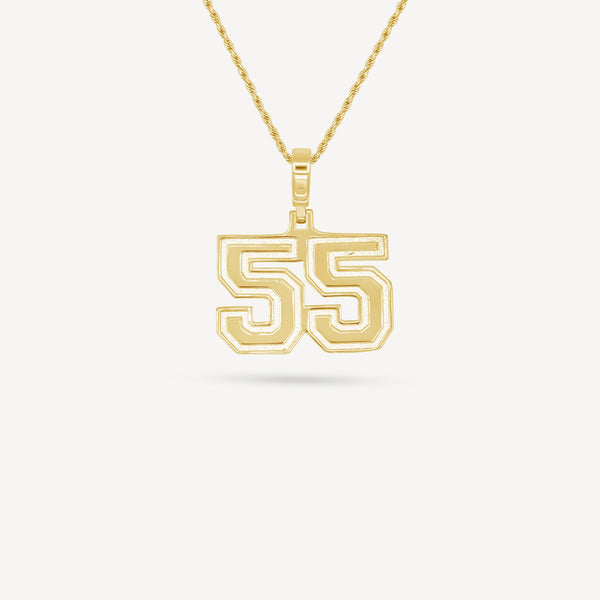 Gold Presidents Pendant and Chain - #55 Mike Williams