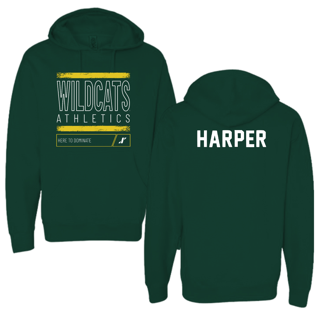 Northern Michigan University TF and XC Forest Green Dominate Hoodie - Beverly Harper