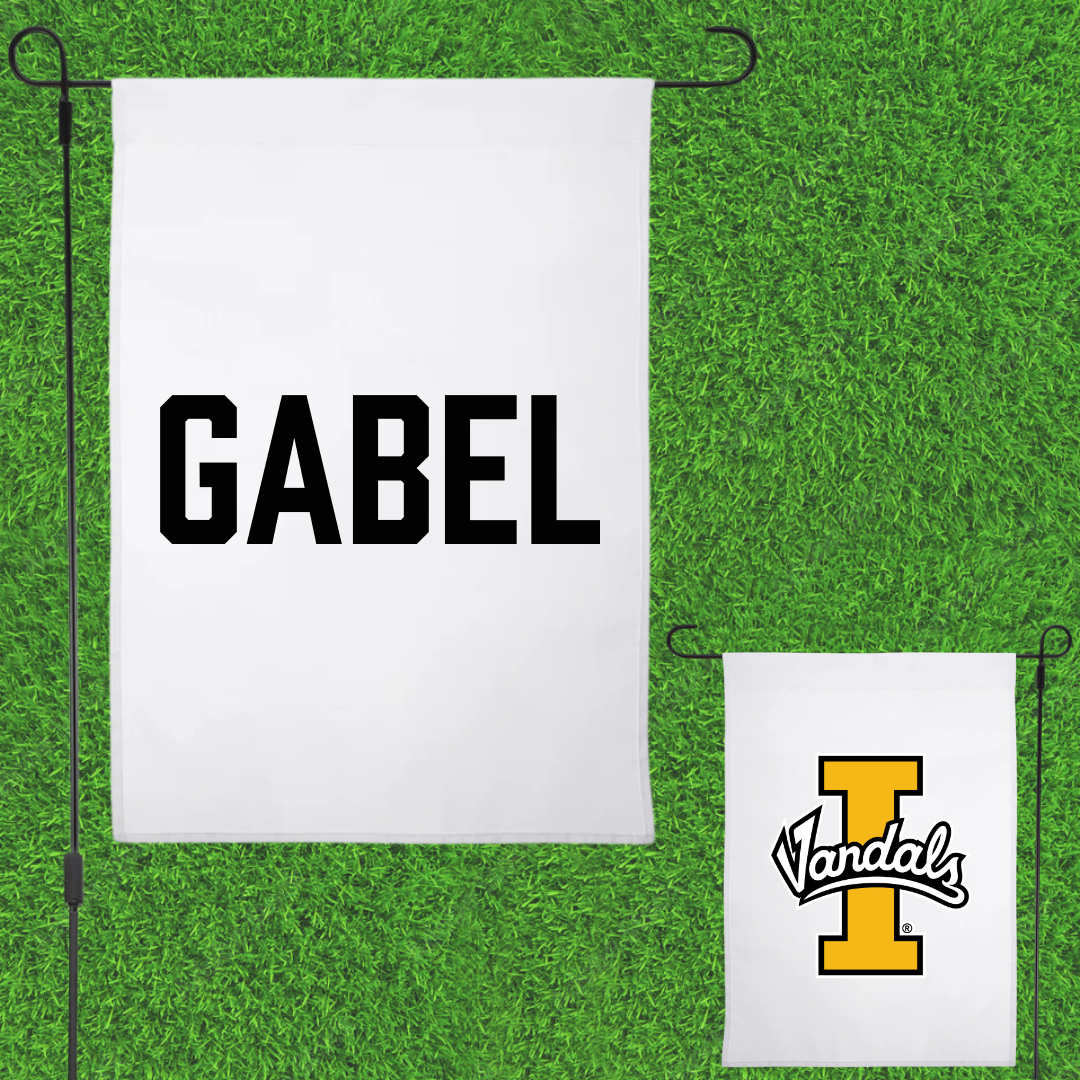 University of Idaho Swimming & Diving White Garden Flag - Cadence Gabel