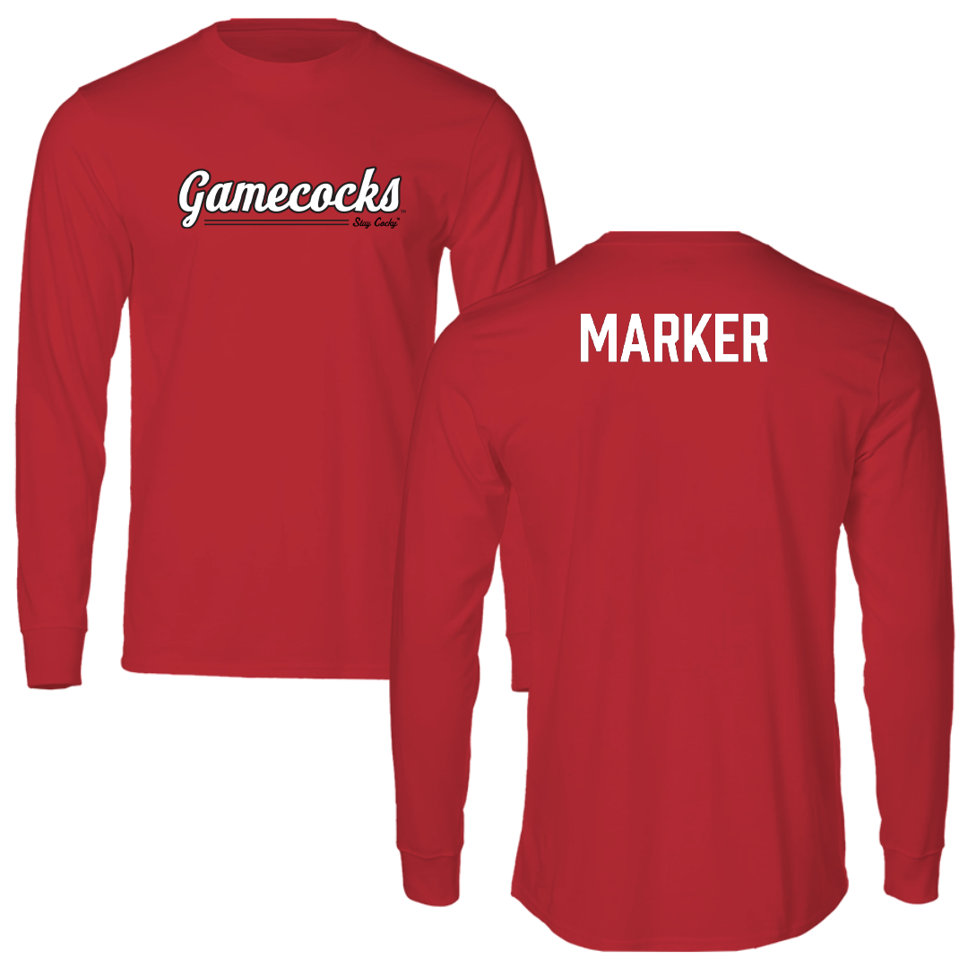 Jacksonville State University TF and XC Red General Performance Long Sleeve - Kaden Marker