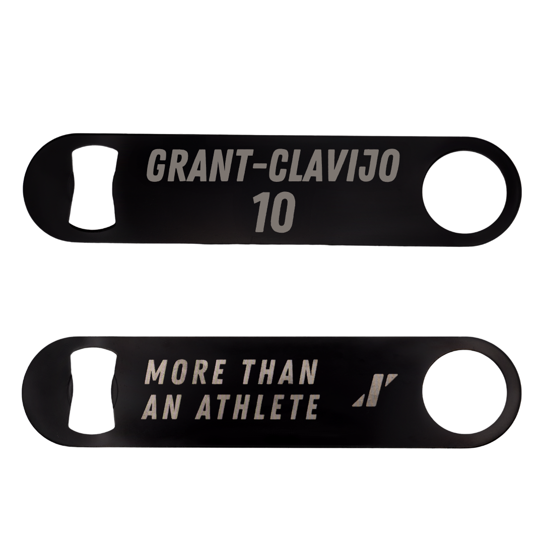 St. Bonaventure University Soccer Black Bottle Opener - #10 Allie Grant-Clavijo