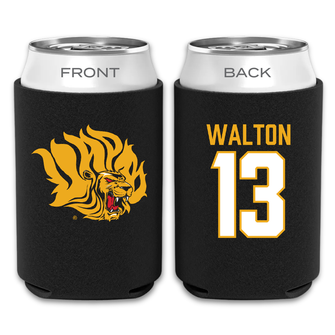 University of Arkansas-Pine Bluff Softball Black Can Cooler - #13 Justice Walton