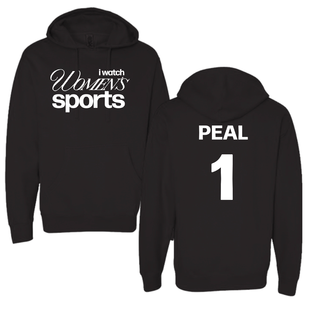 Texas A&M University-Kingsville Softball Black WHM Hoodie - #1 Shelbie Peal