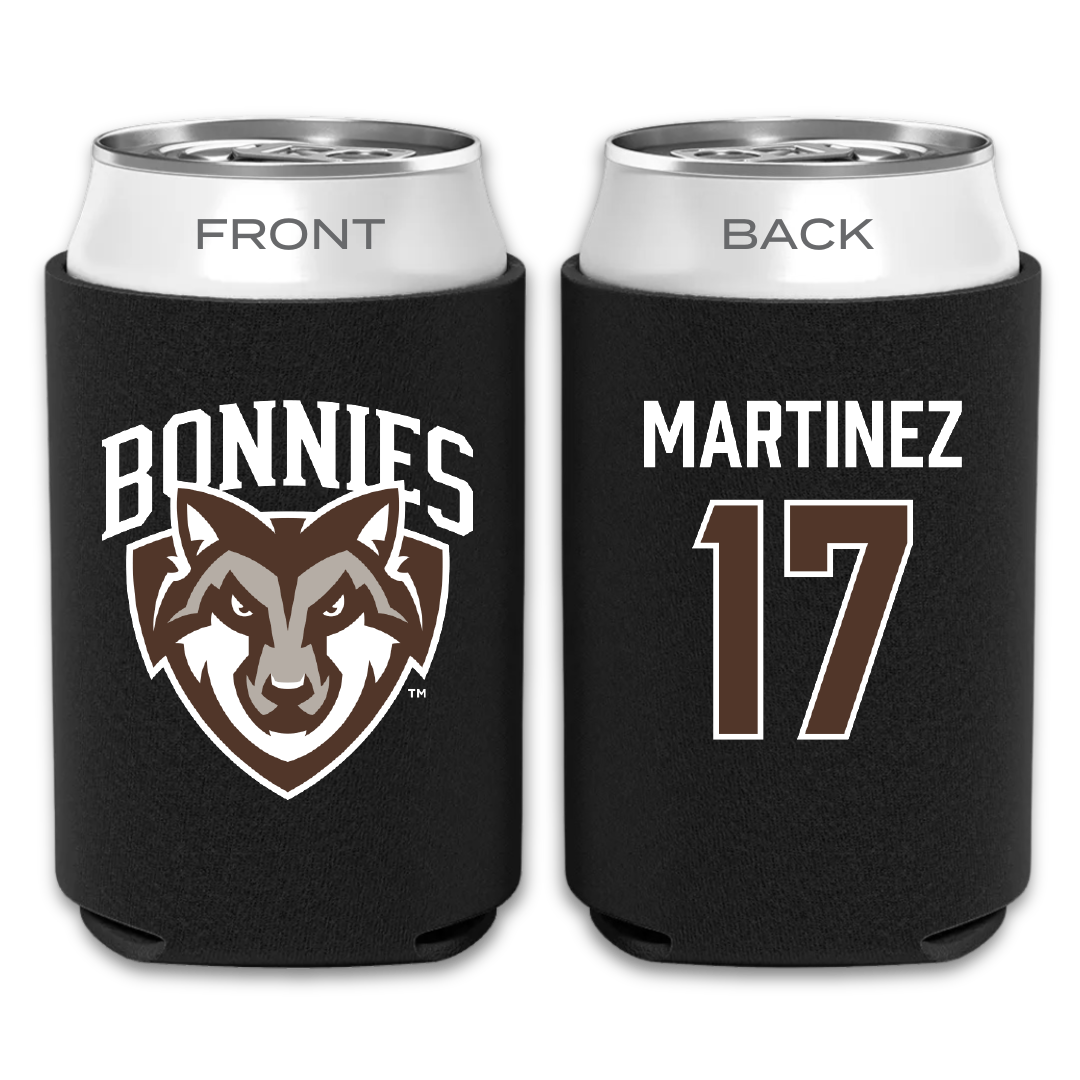St. Bonaventure University Softball Black Can Cooler - #17 Bryana Martinez