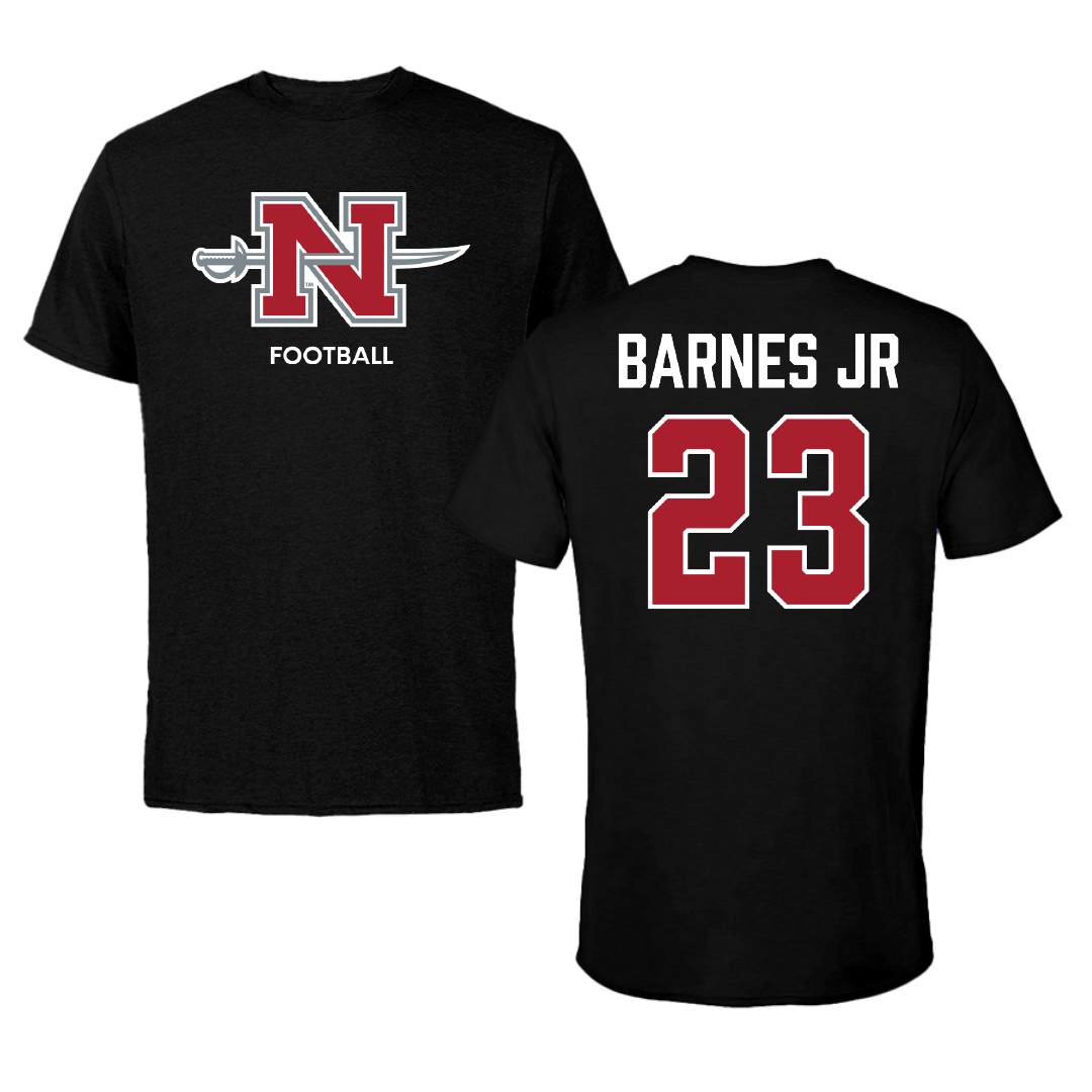 Nicholls State University Football Black Mascot Performance Tee - #23 Jason Barnes Jr