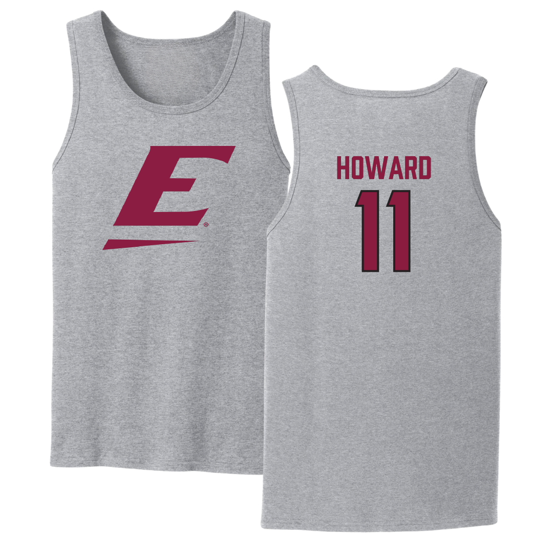 Eastern Kentucky University Football Sport Gray Tank Top - #11 Blake Howard