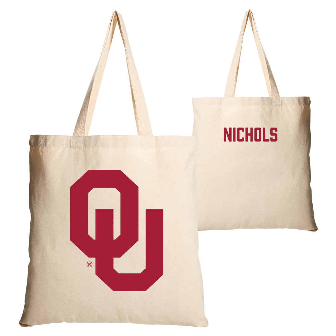 University of Oklahoma Wrestling Tan Canvas Tote Bag - Ryan Nichols