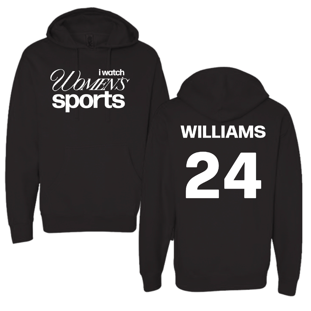 Norfolk State University Basketball Black WHM Hoodie - #24 Da'naijah Williams