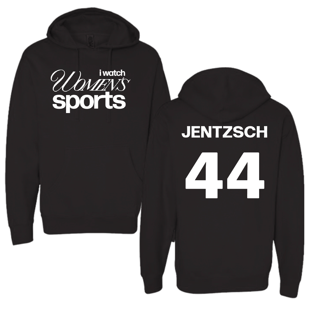 Eastern Washington University Basketball Black WHM Hoodie - #44 Camille Jentzsch