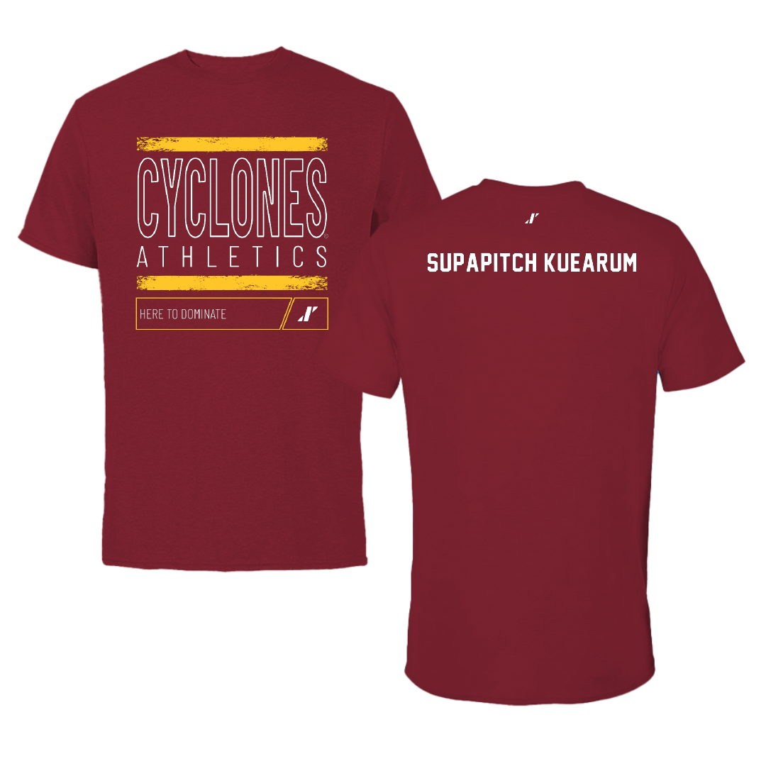 Iowa State University Tennis Cardinal Dominate Tee - Anna Supapitch Kuearum