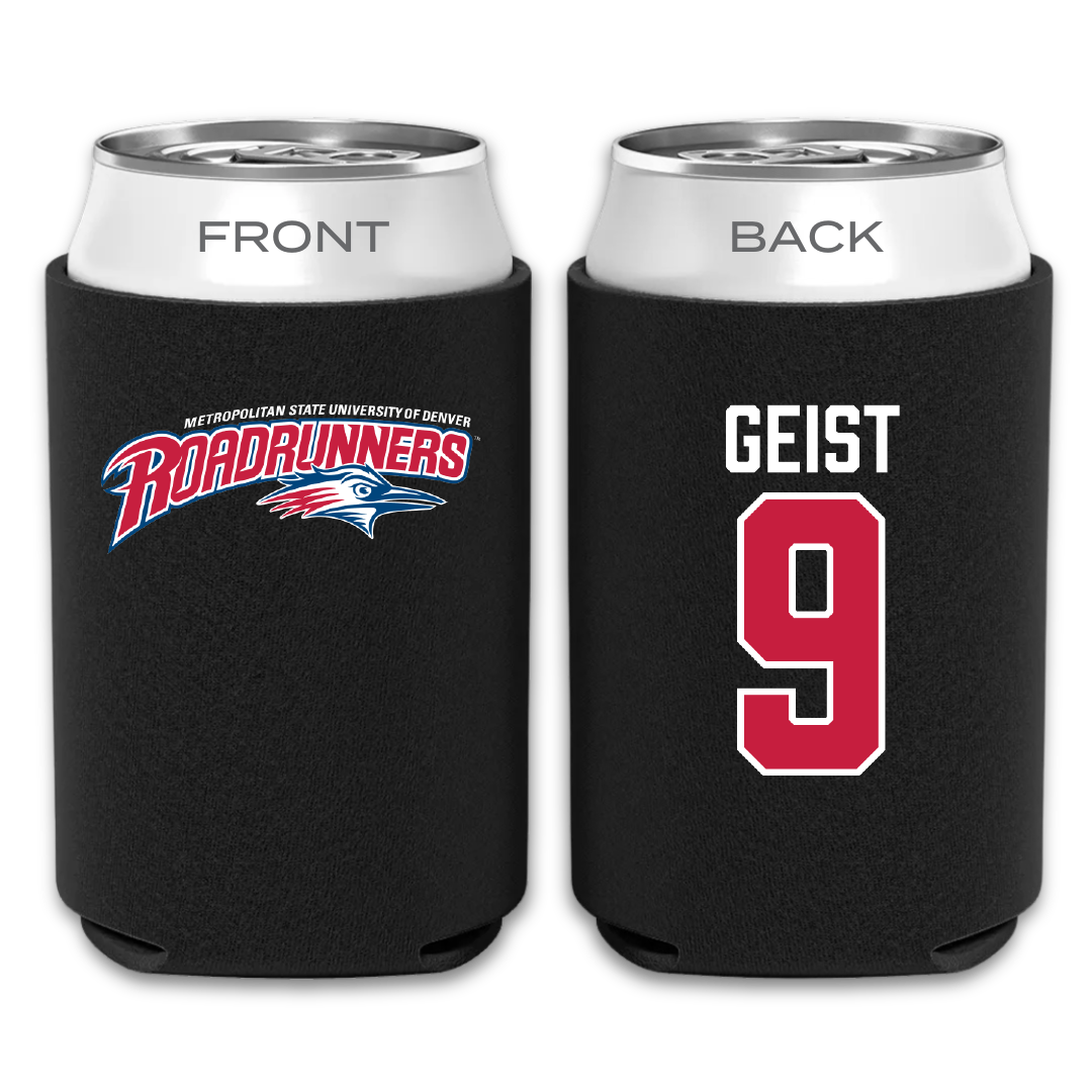 Metropolitan State University of Denver Softball Black Can Cooler - #9 Jaiden Geist