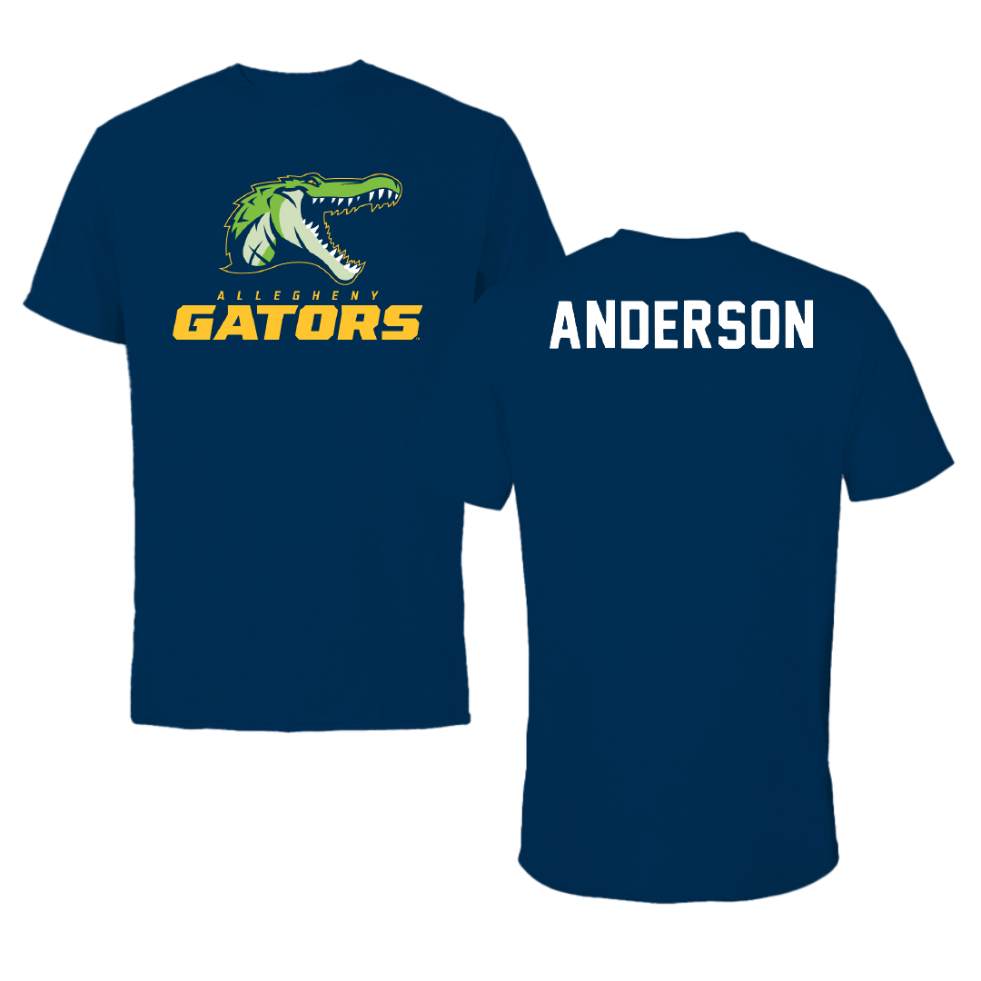 Allegheny College TF and XC Navy Tee - Jordan Anderson